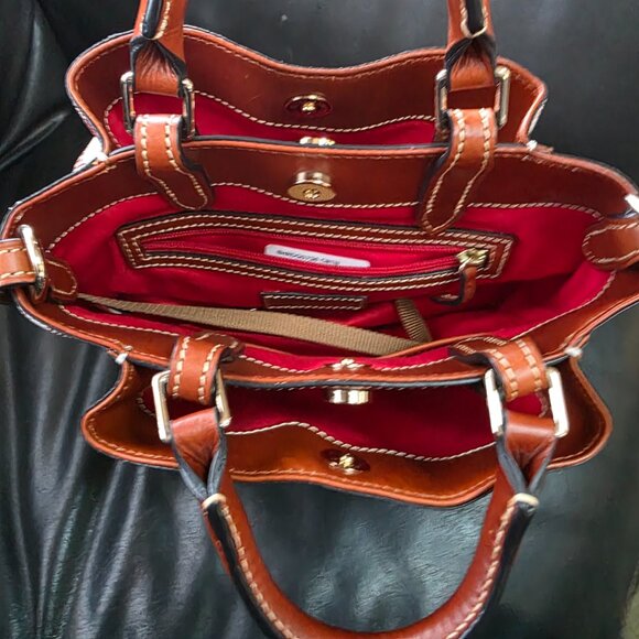 Dooney & Bourke Plaid Mini Barlow Bag Like New - Picture 5 of 10